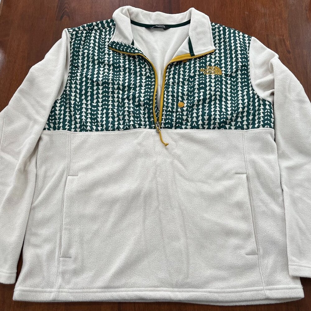 Men's North Face Glacier Quarter Zip Fleece Size L